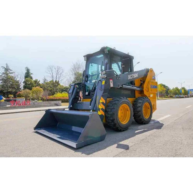 Chinese Wheel Loader 0.9 Ton Mini Skid Steer Loader XC750K