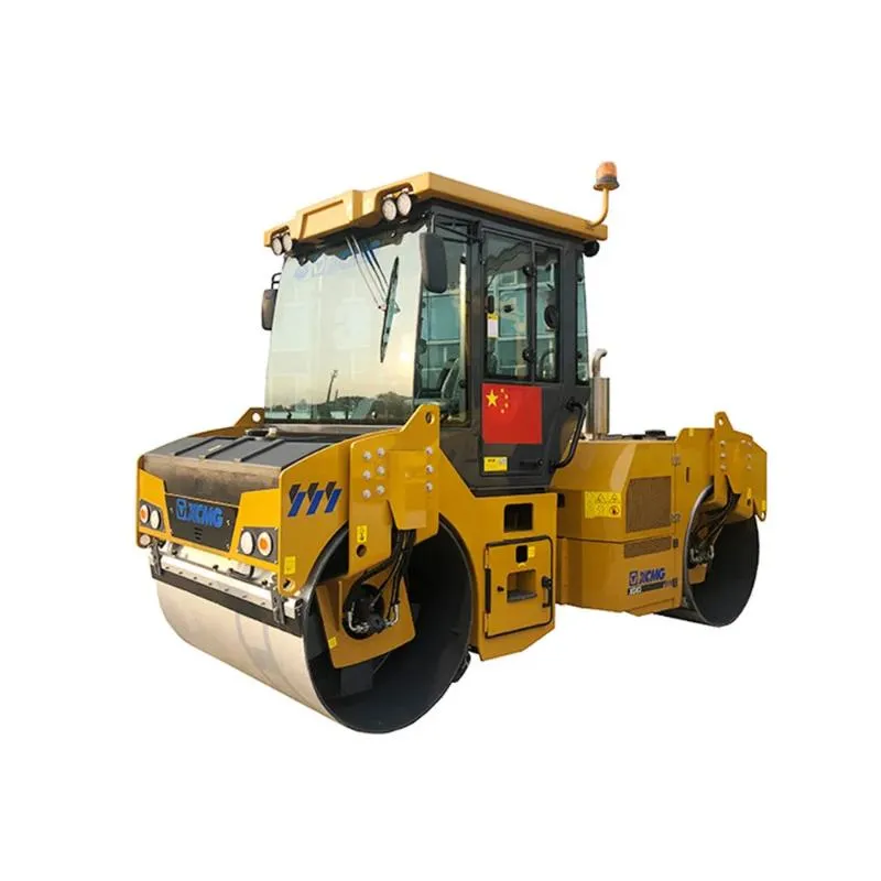 China XD83 8.5Ton Manual Vibratory Hydraulic Tandem Double Drum Road Roller