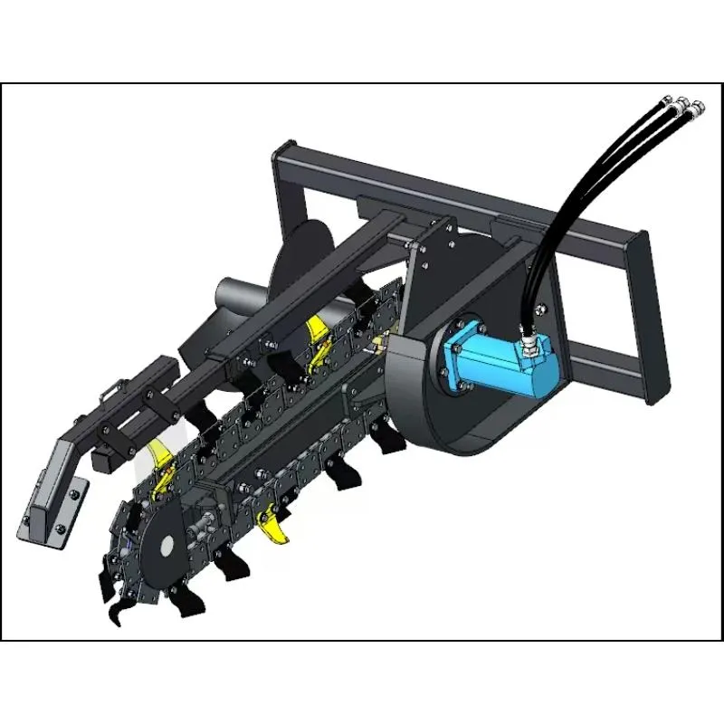 Trencher XCMG skid loader attachment