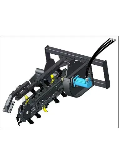 Trencher XCMG skid loader attachment