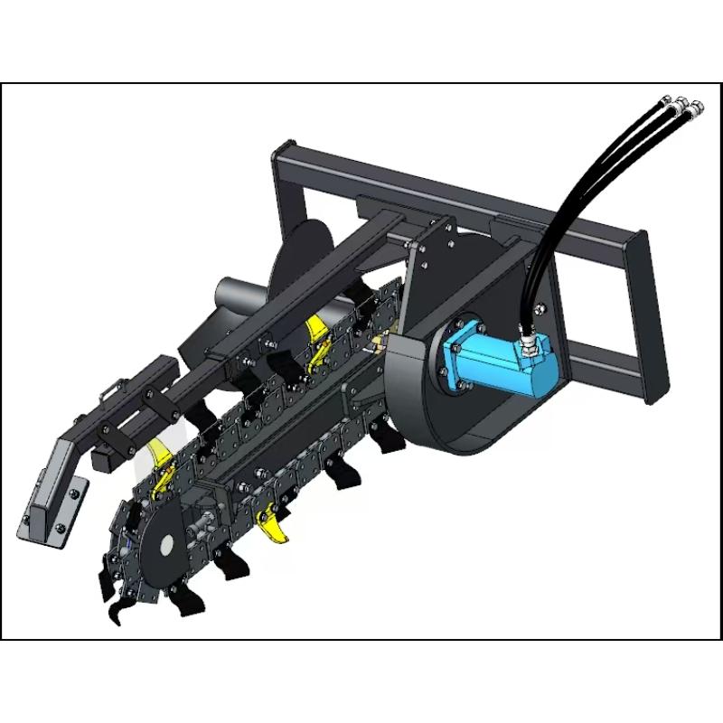 Trencher XCMG skid loader attachment