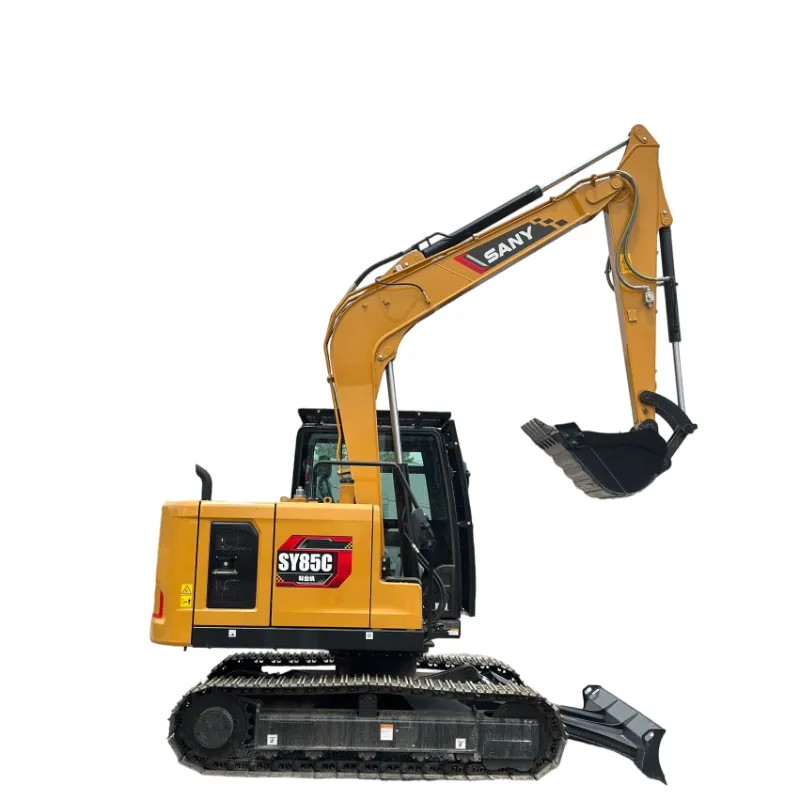 Earthmoving Machinery SY85C Mini Crawler Excavator for Hot Sale