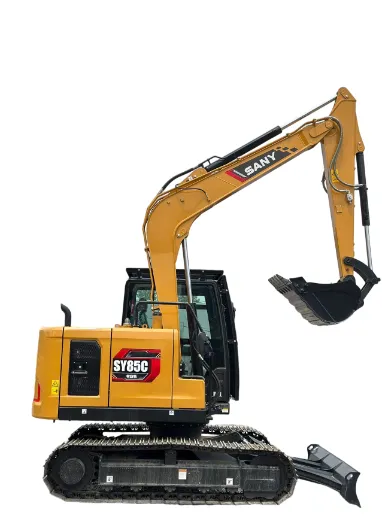 Earthmoving Machinery SY85C Mini Crawler Excavator for Hot Sale