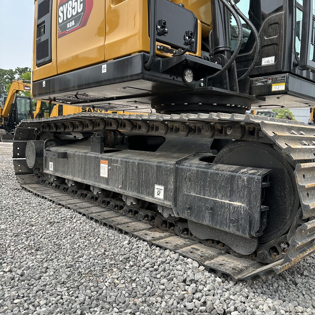 Earthmoving Machinery SY85C Mini Crawler Excavator for Hot Sale