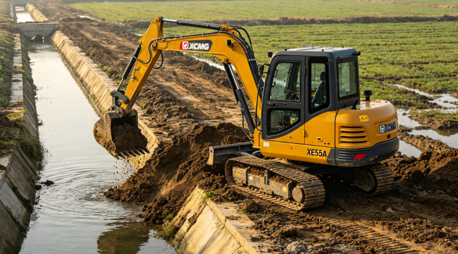XCMG 5.5ton XE55DA Crawler Excavator for Sale